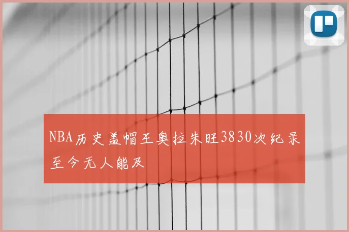 NBA历史盖帽王奥拉朱旺3830次纪录至今无人能及