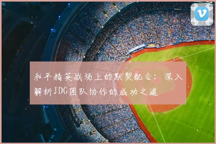 和平精英战场上的默契配合:深入解析JDG团队协作的成功之道