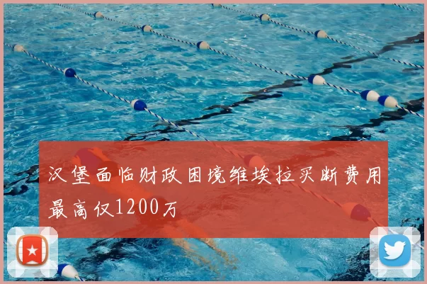 汉堡面临财政困境维埃拉买断费用最高仅1200万